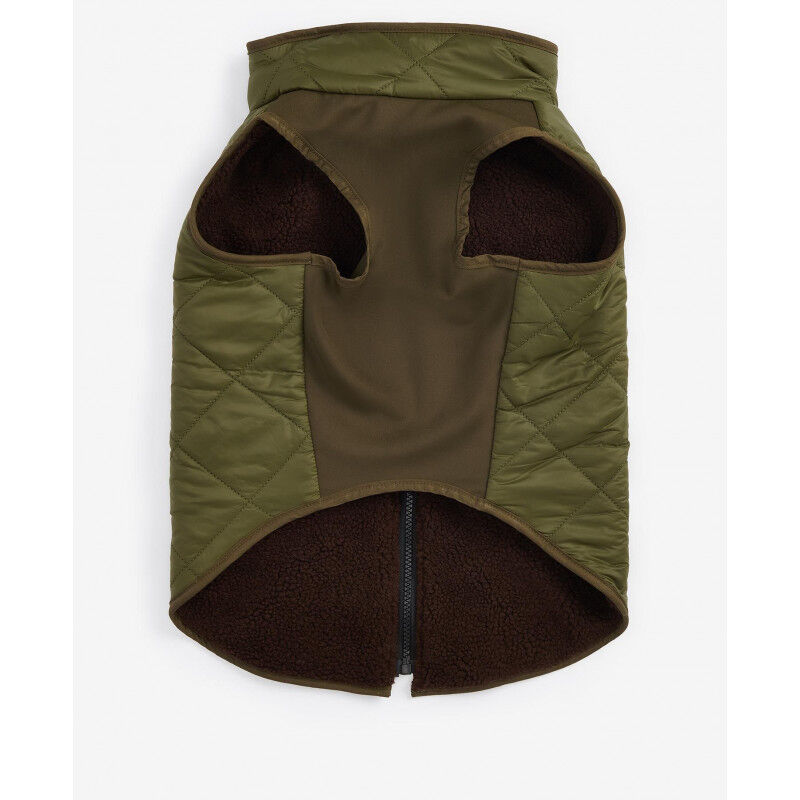 Reversible Quilt / Borg Fleece Dog Coat - Manteau pour chien