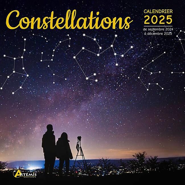 ARTEMIS - CALENDRIER CONSTELLATIONS 2025