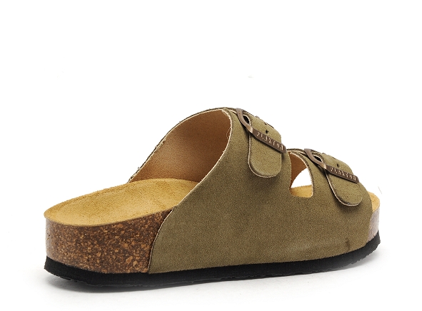 Plakton mules et sabots plats femme cp beta kaki