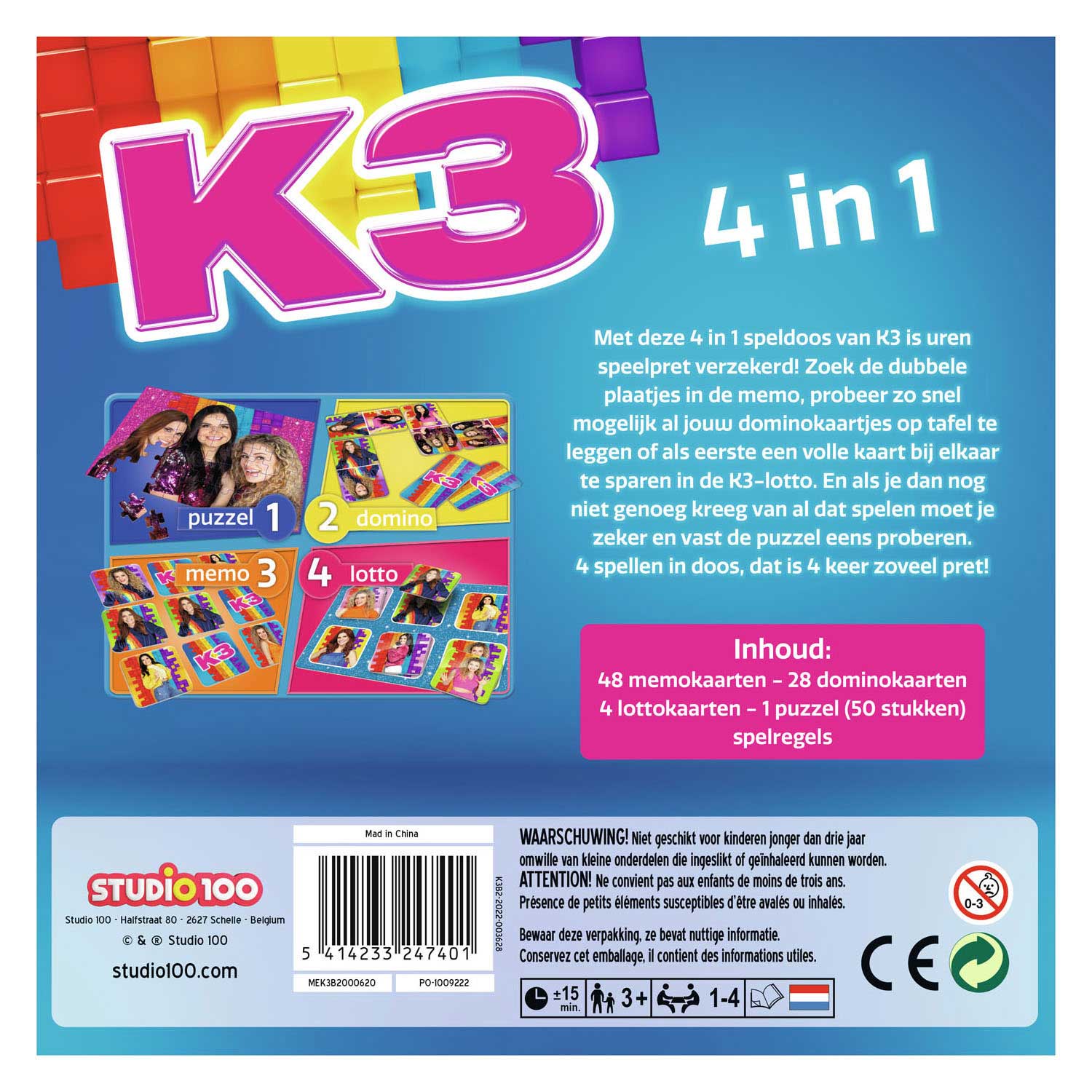 K3 4-in-1 Spellendoos