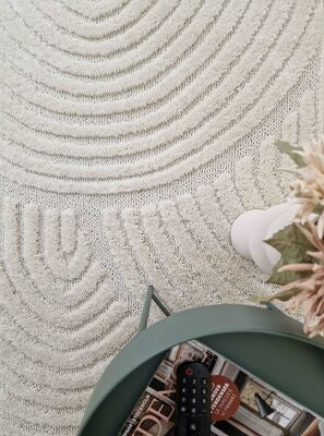 KMCarpets Doria Zen Gulvteppe 120x170, Hvit