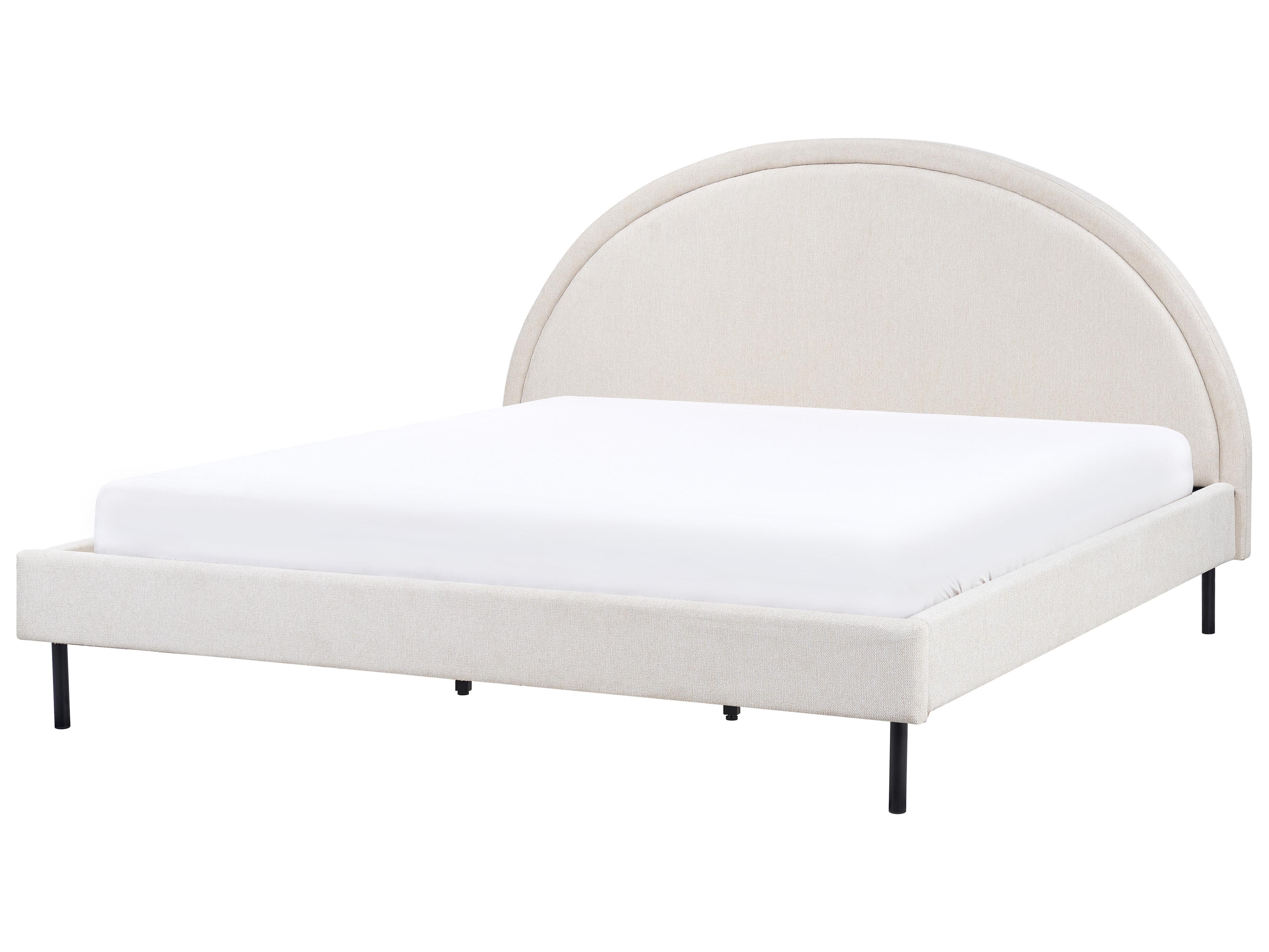 Bed Stof MARGUT 180 x 200 cm Lichtbeige