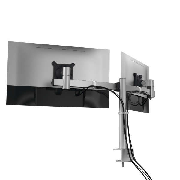 Durable Support de moniteur double avec bras pour 2 écrans