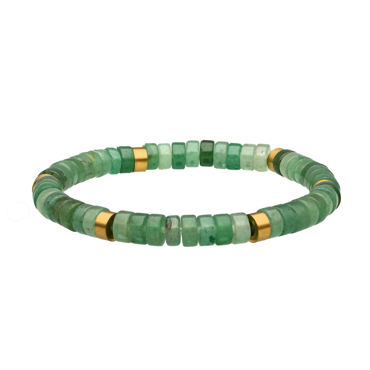 Bracelet Chakra Perles Heishi Aventurine-XS-14cm