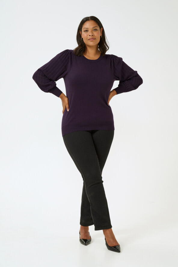 Kaffe Curve KCloni Knit Pullover Dawn purple
