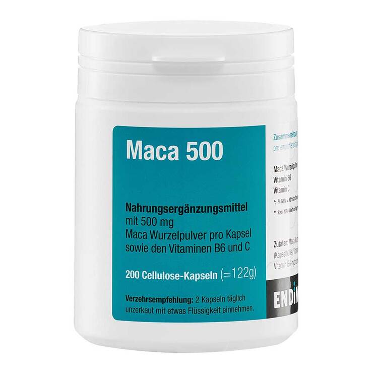 Maca 500 Kapseln, 200 St
