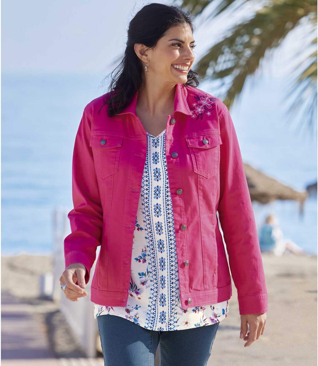 Veste en Twill Brodée