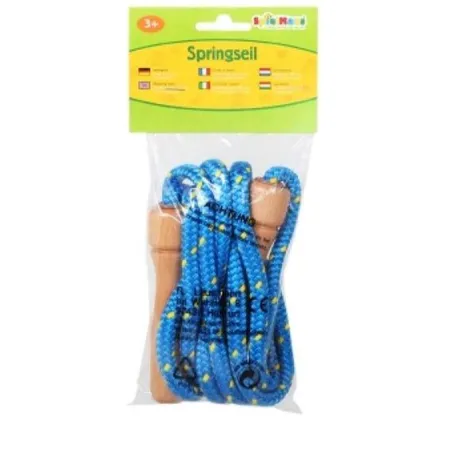 SpielMaus Springseil Holzgriff 250cm, sortiert