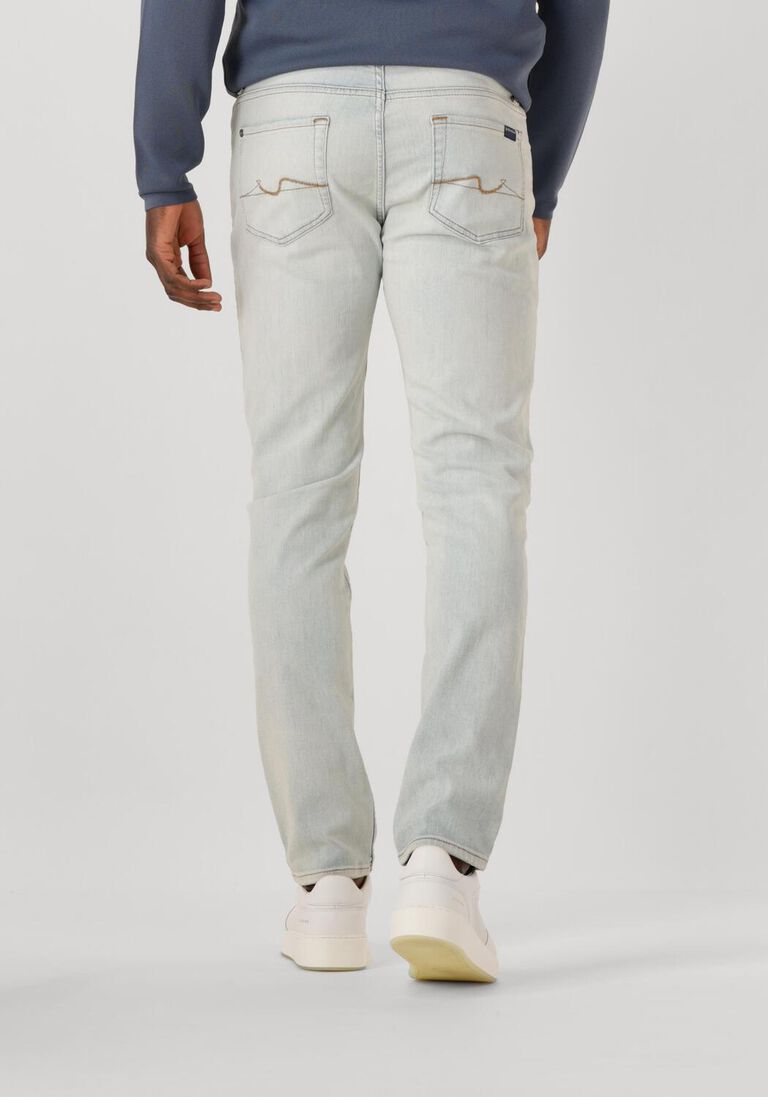 blauwe 7 for all mankind slim fit jeans slimmy tapered