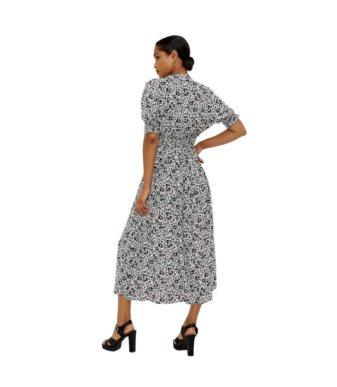 Dorothy Perkins - Robe chemisier - Femme (Noir / Blanc) - UTDP3582