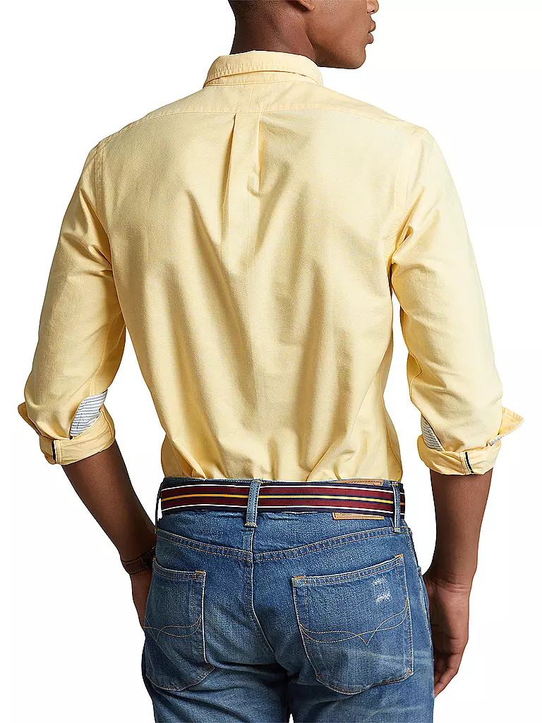 POLO RALPH LAUREN Hemd Slim Fit gelb