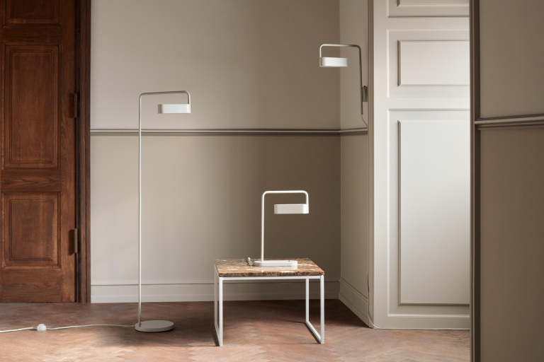 Bolia Scribe vloerlamp messing