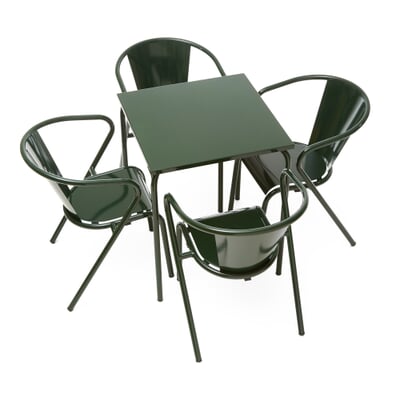 Tisch Estoril, RAL 6009 Tannengrün
