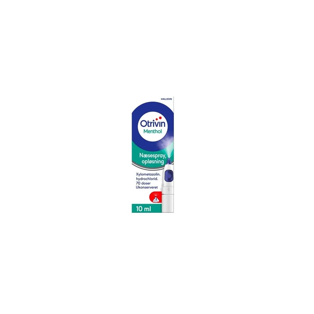 Otrivin Menthol Ukonserveret Næsespray 1 mg/ml. - 10 ml.