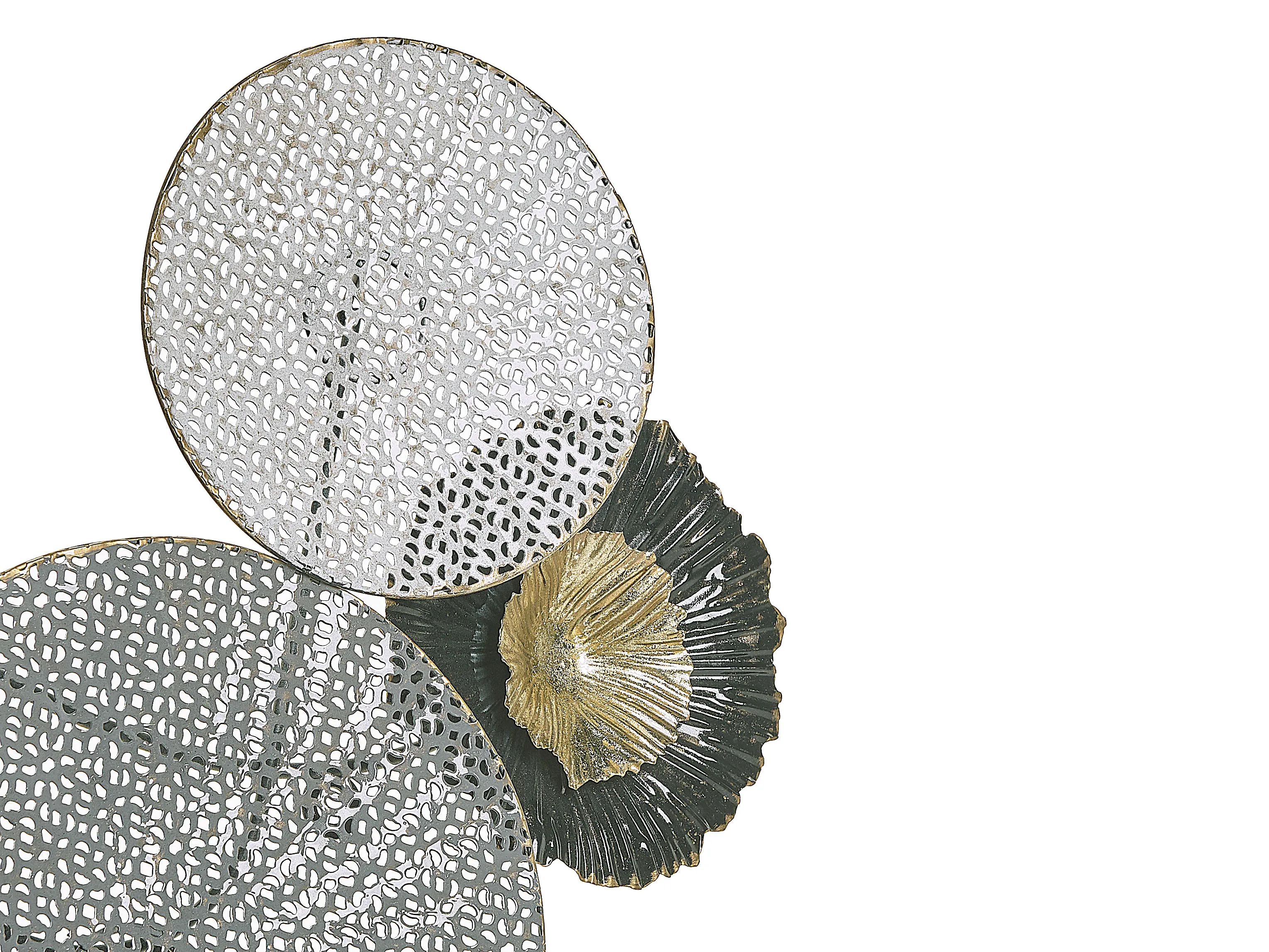 Wanddecoratie ZIRCONIUM Metaal 38 cm Zwart