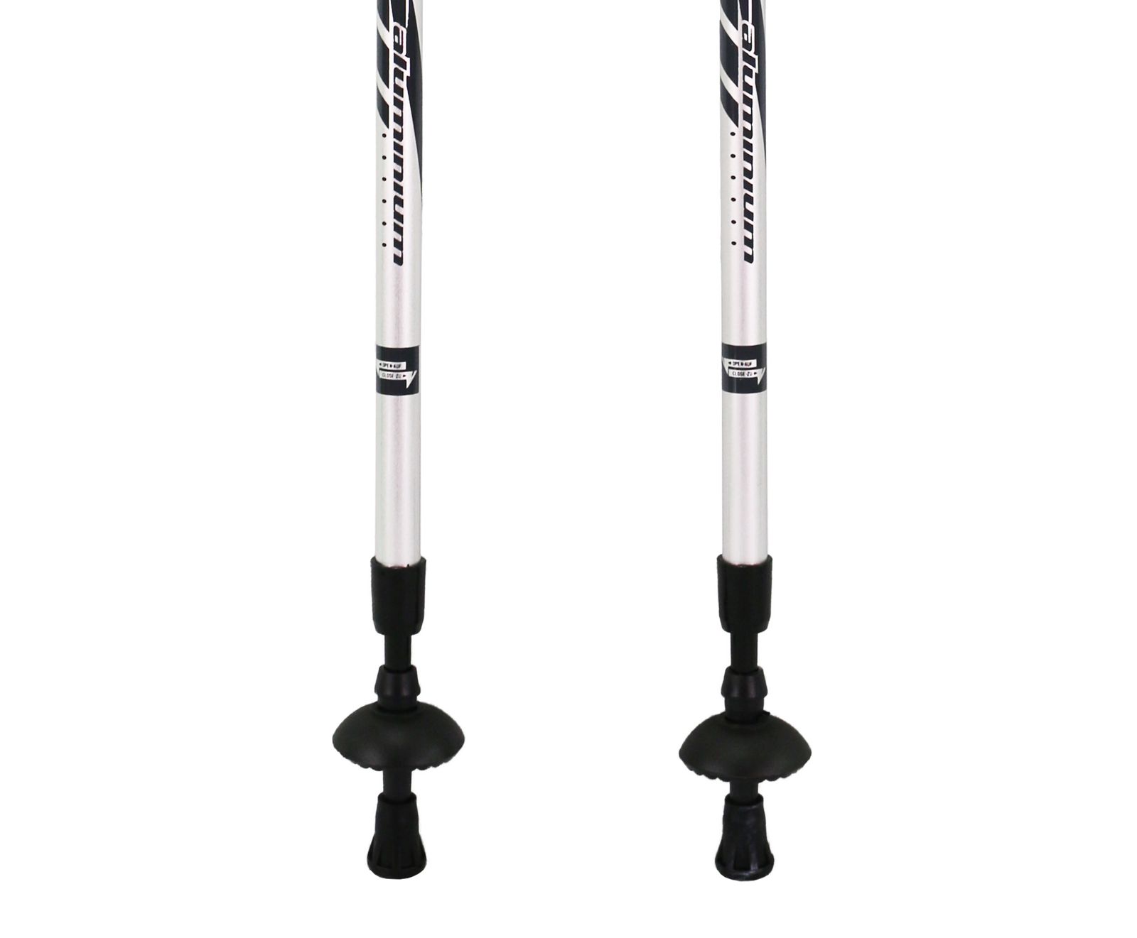Best Sporting Trekking Stöcke Aluminium verstellbar von 84 bis 140 cm inkl. Lederhandschuhe