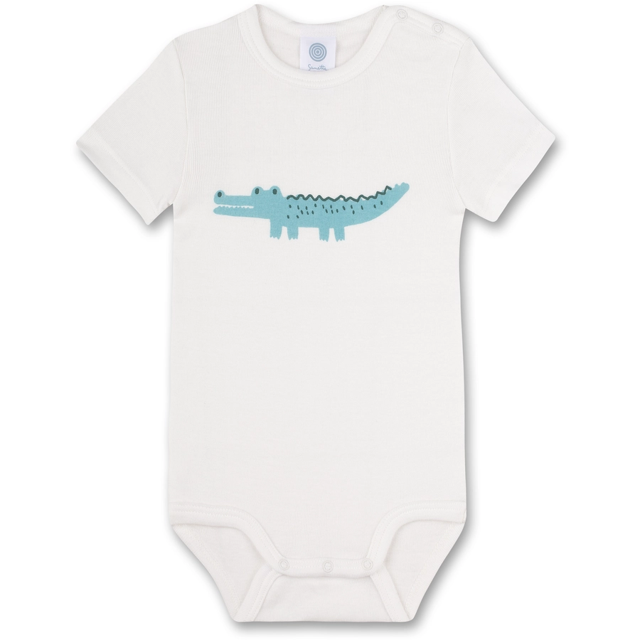 Sanetta Body Doppelpack Krokodil hellblauweiß