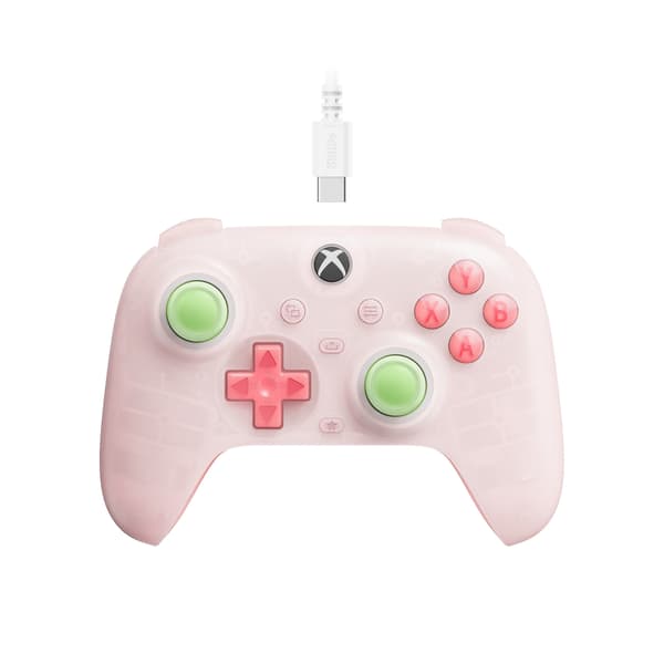 8BitDo Ultimate Mini Wired Xbox Pad Clear Pink