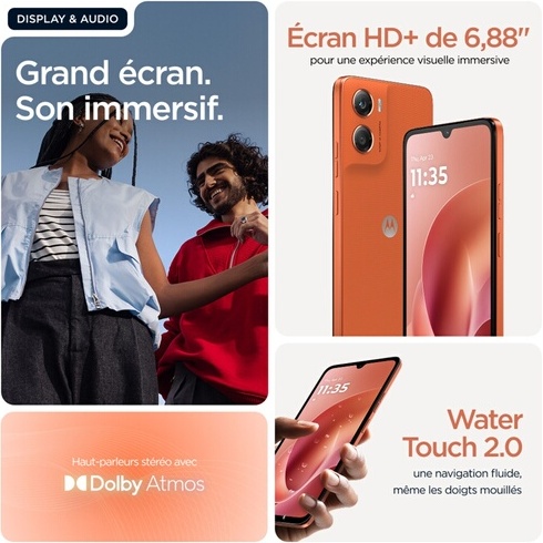 Smartphone Motorola Moto G06 4 64 Arabesque orange