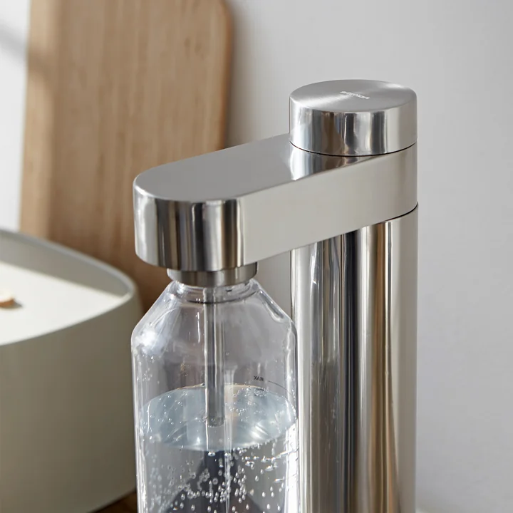 Stelton - Brus Wassersprudler, Edelstahl