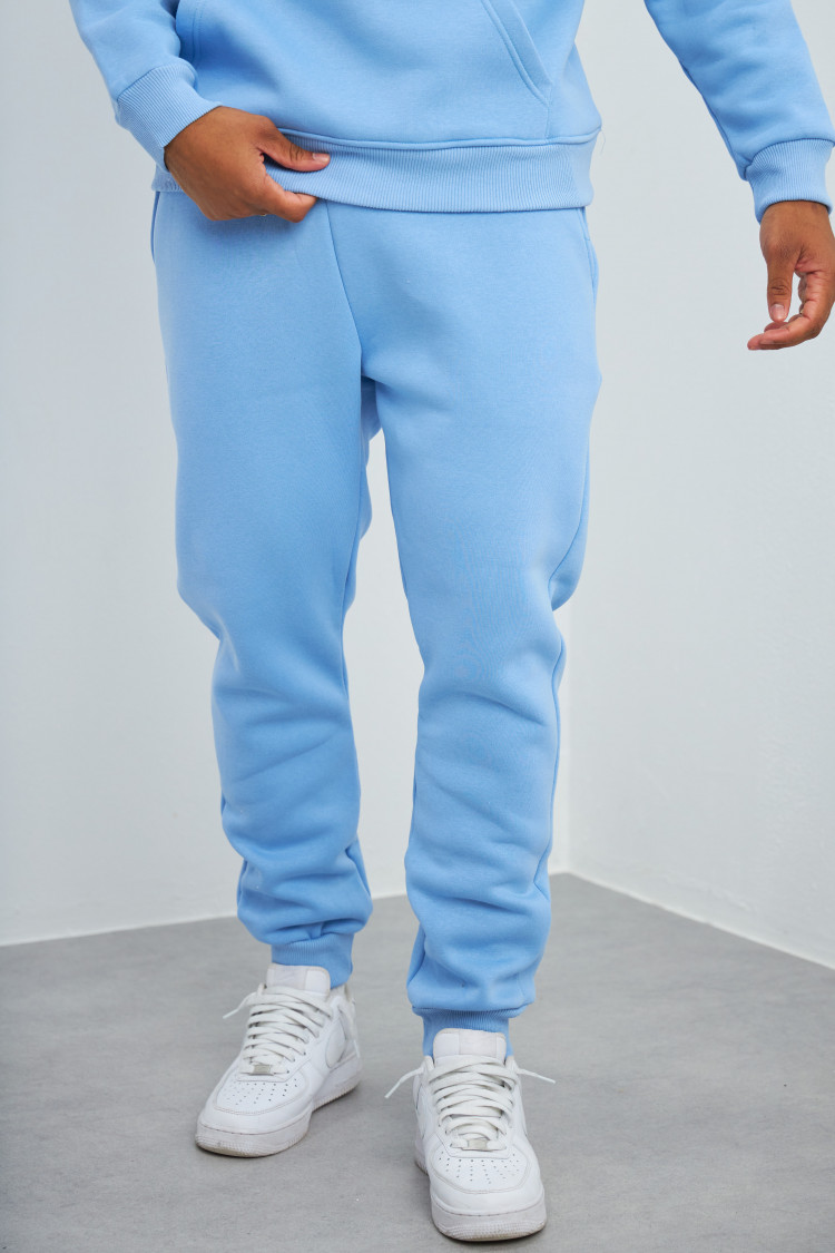 Ensemble sweat à capuche + jogging bleu