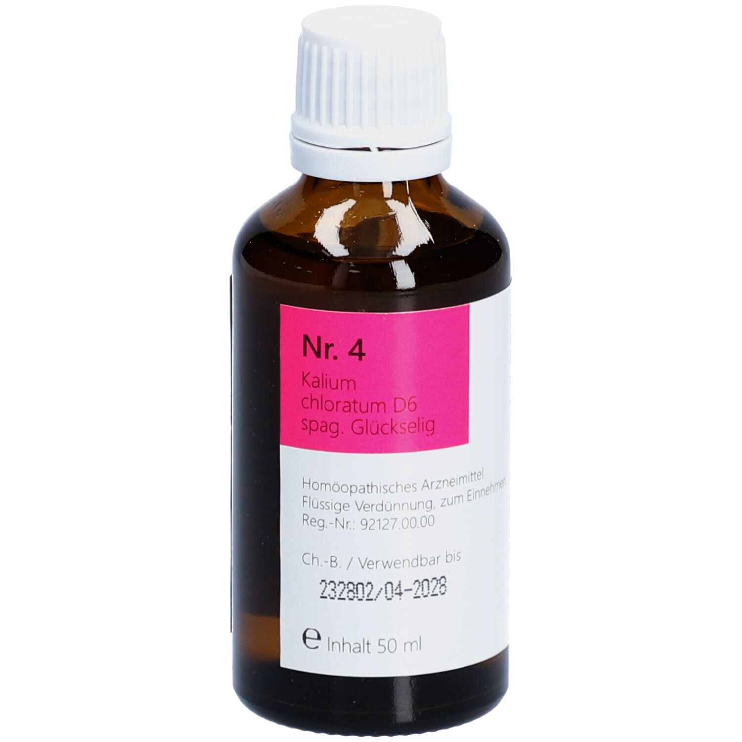 NR.4 Kalium chloratum D 6 spag.Glückselig