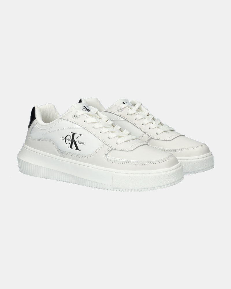 Calvin Klein Chunky Cupsole Lage sneakers  - wit