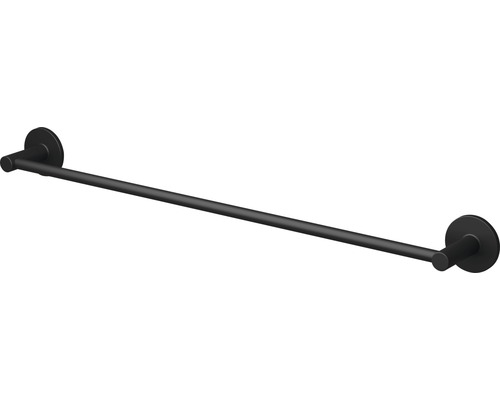 Lenz NERO zwarte handdoekhouder, ca. 60 cm