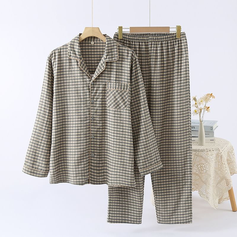 Somnus - Geruite pyjamaset