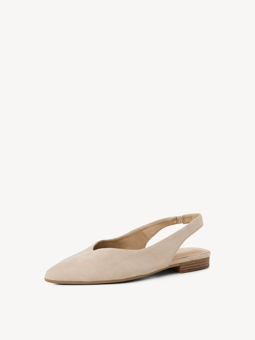 Leren Slingpumps - beige