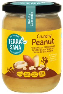 TerraSana Pindakaas Crunchy 500GR