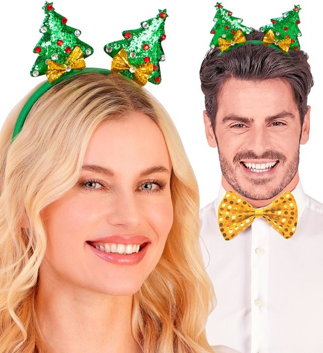 Haarband Kerstboom Glamour