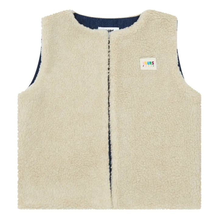 Lours Paris Veste Sans Manches Tomorrow | Ecru