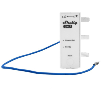 Shelly 3EM 63T Gen3 slimme energiemeter 3-fase WiFi DIN rail