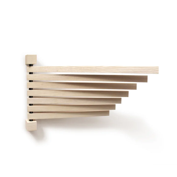 side by side - Pavo Wandgestell S, Esche