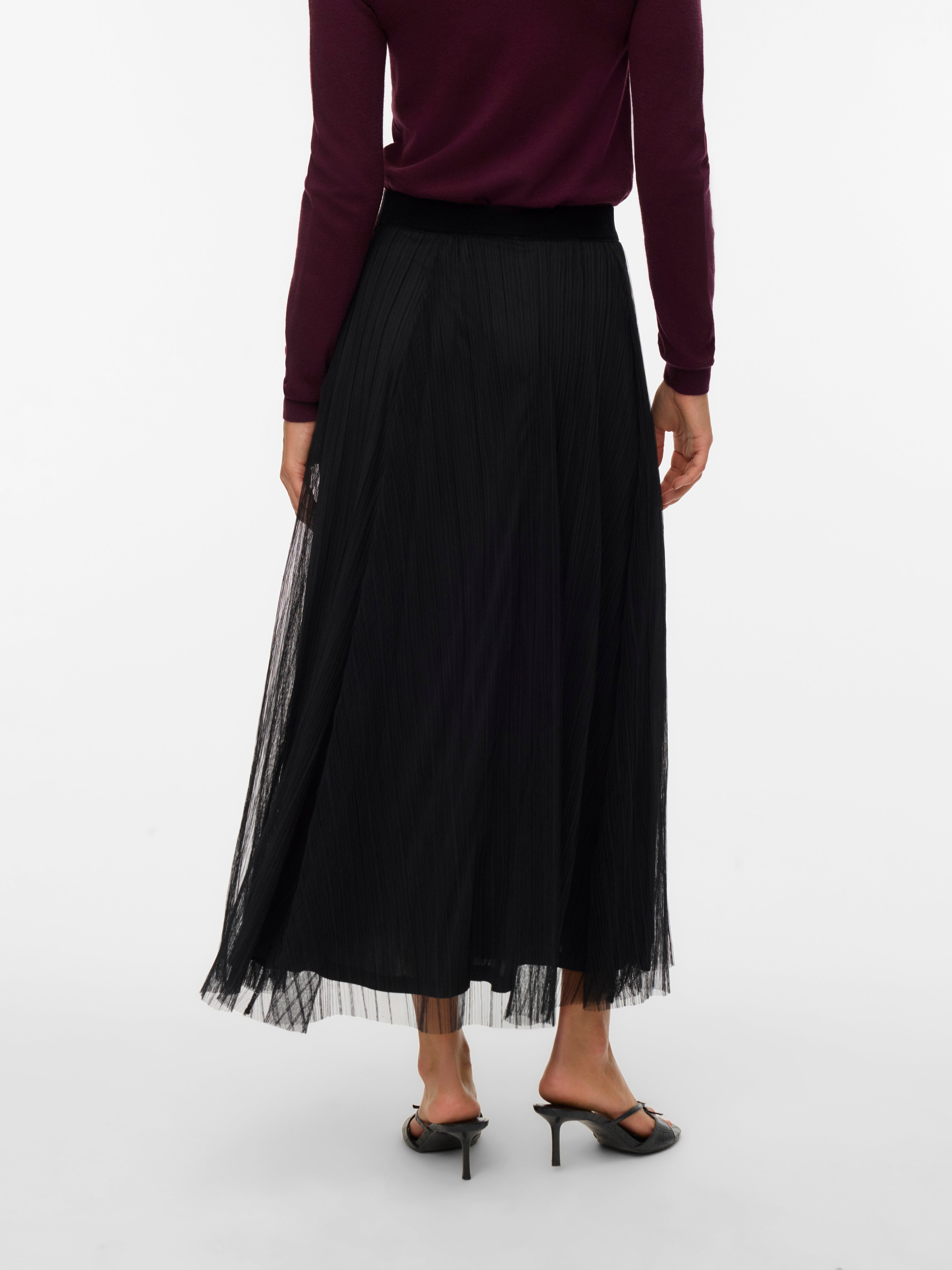 VMPEARL Mid waist Lange rok