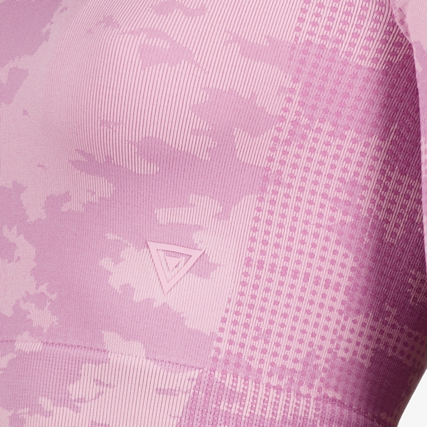Osaga cropped dames sportshirt roze