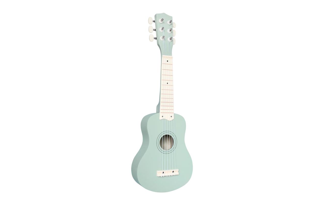 Houten gitaar 53cm in zachtgrijsgroen