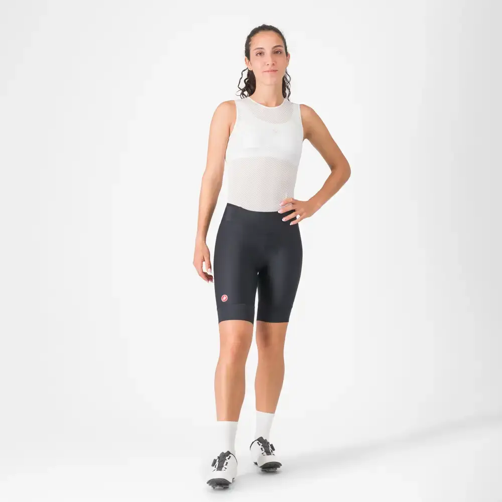 Castelli Prima 2 Fietsbroek Kort Zonder Bretels Zwart/Zwart Dames