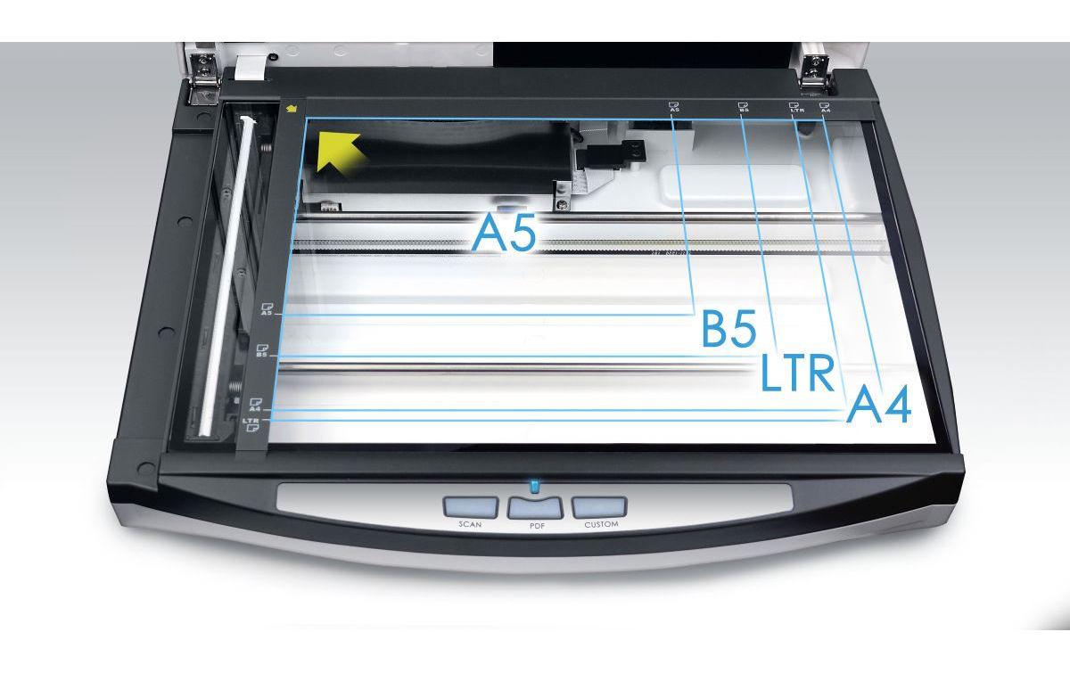 Dokumentenscanner PL4080<br>Kombination aus Flachbett- und ADF-Scanner