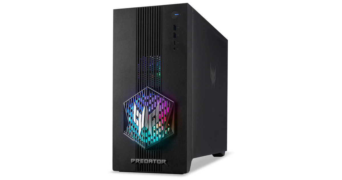 AcerPredator Orion 3000 (DG.E4UEH.001) gaming pc  (Zwart | Core i5-14400F | RTX 5060 | 16 GB | 1 TB SSD)