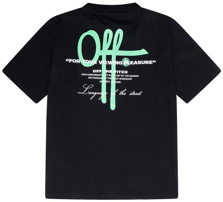 Off The Pitch Neo Regular Fit Tee zwart