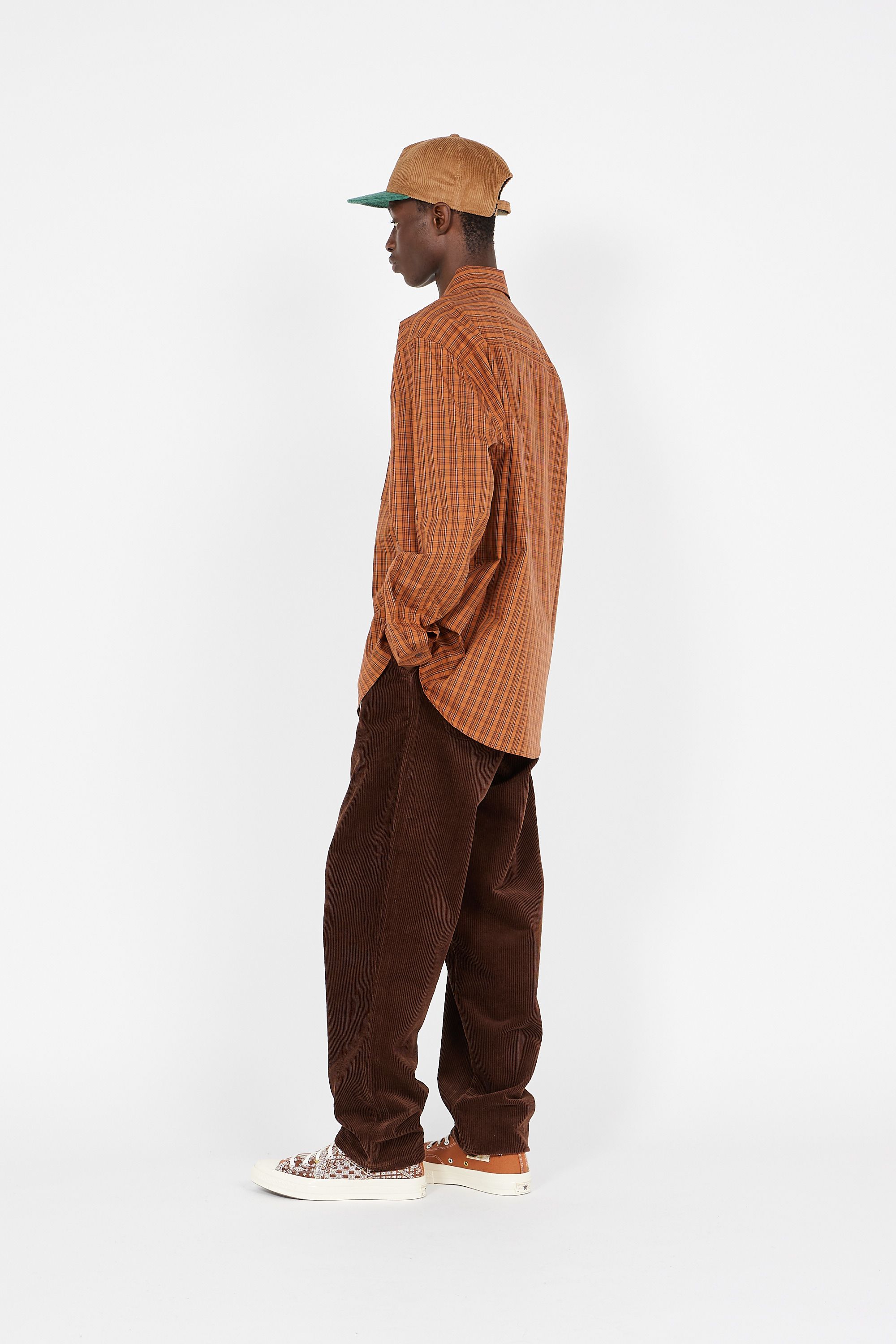CONVERSE Chemise CORDUROY WOV Marron