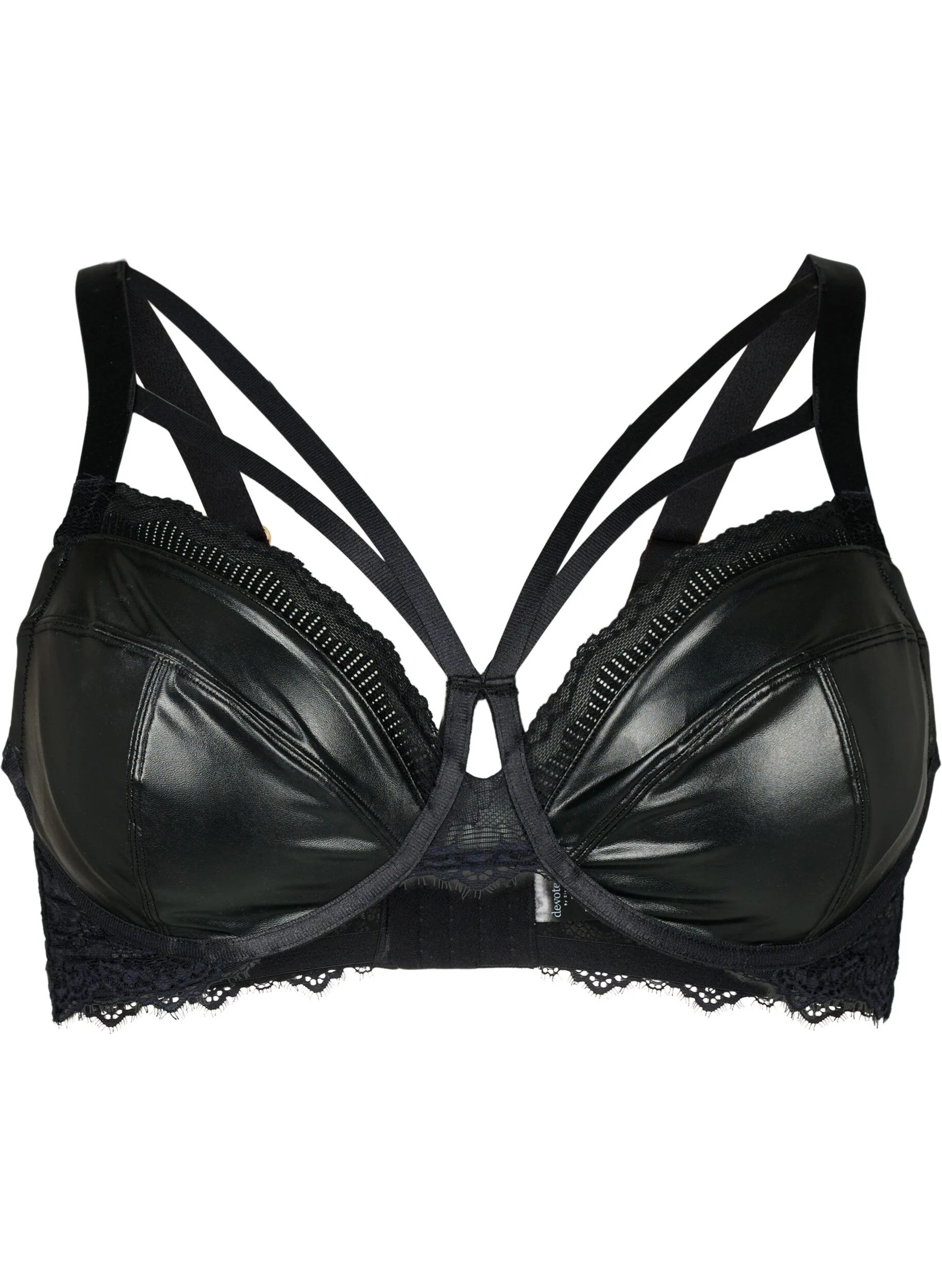 Coated bøjle bh med strings