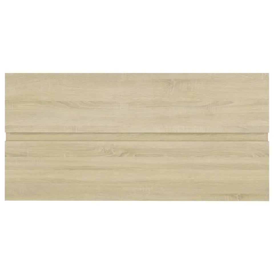 vidaXL - Wastafelkast - Bruin - Bewerkt hout - 90 x 38.5 x 45 cm