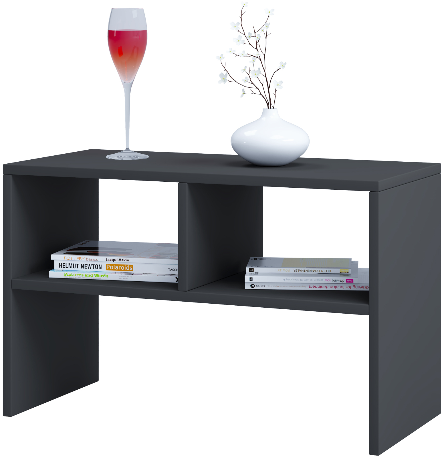 Beistelltisch NACHTO - anthrazit - 63 cm