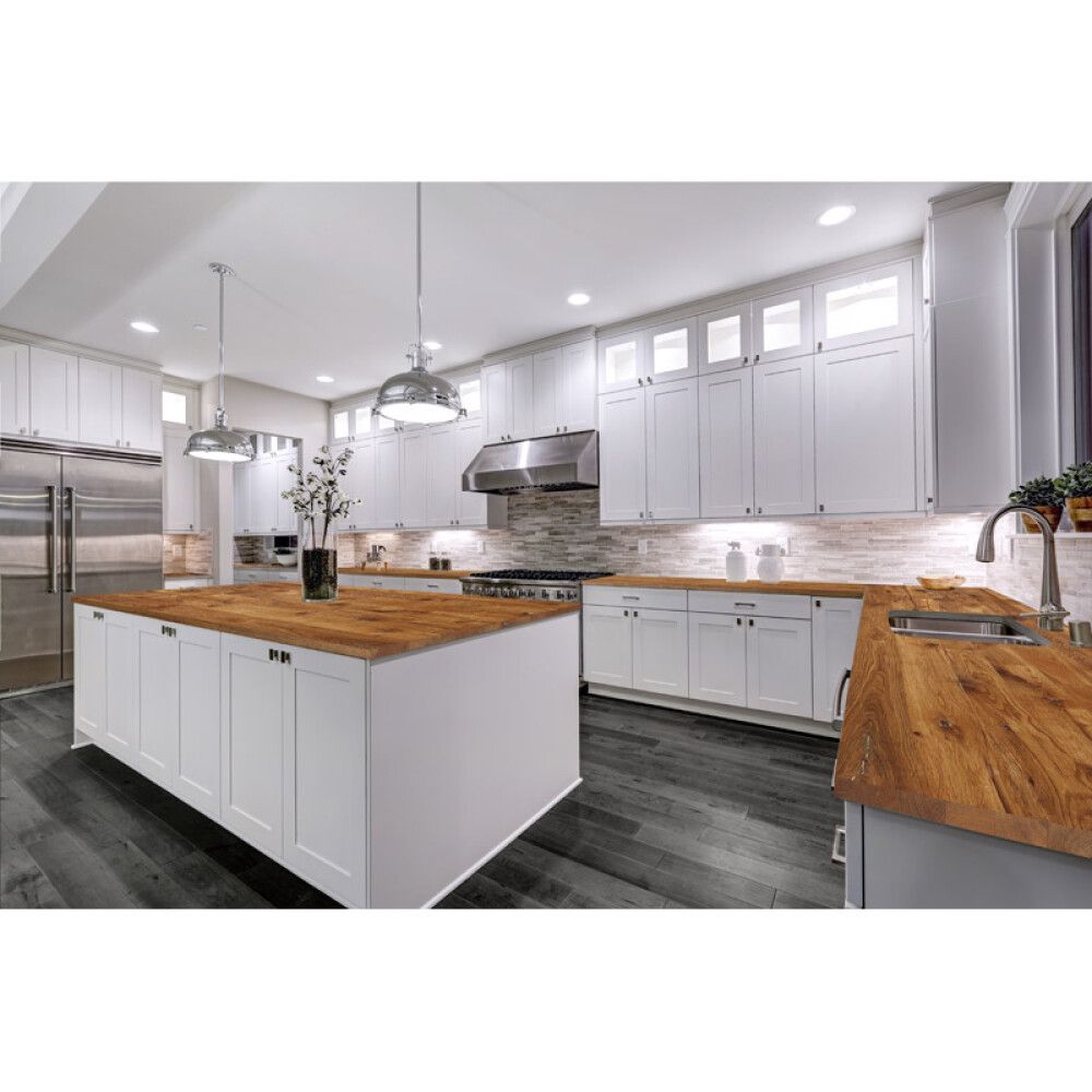 BENKEPLATE INTERBUILD OAK RUSTIC 26X635X2200MM