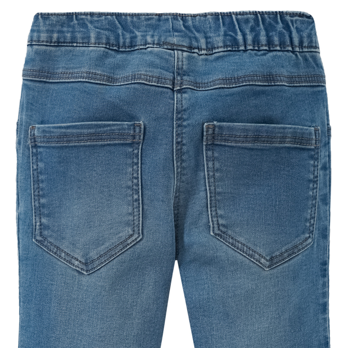 Famy 2 Mädchen Jeggings mit Stretch-Bund hellblau / dunkelblau
