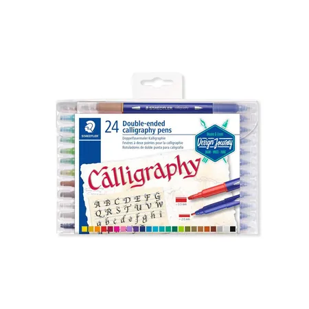STAEDTLER® Zweispitzmaler Calligraph duo, 24 Farben