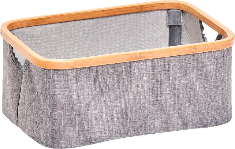 Zeller Present Aufbewahrungsbox dekorative aufbewahrung mit Bambus Rahmen